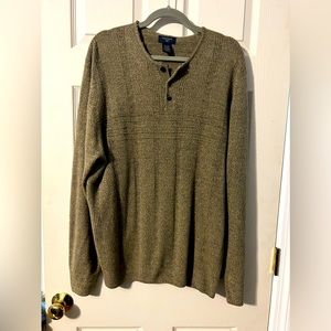 Dockers brown men XL acrylic sweater